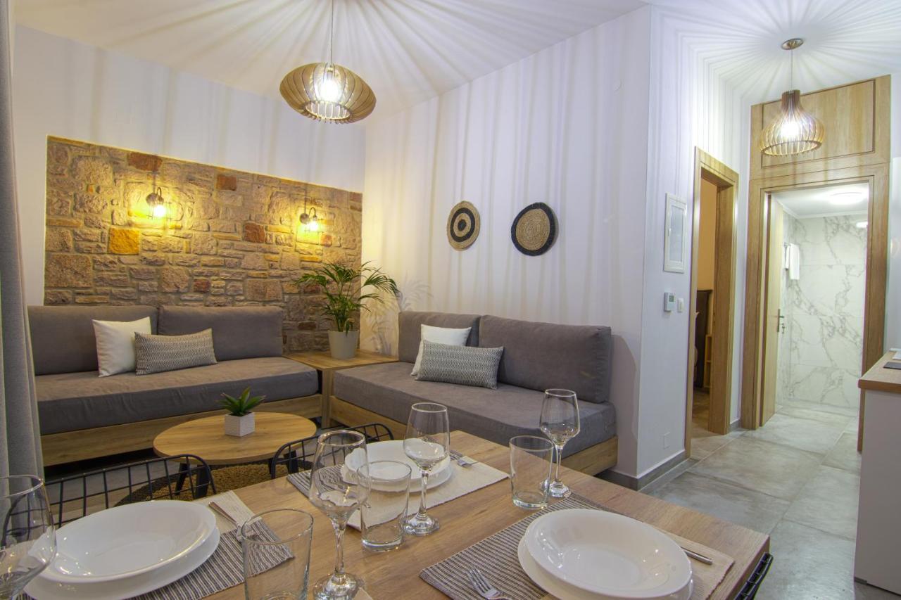 Onar Limnos II Luxury Apartments Moúdhros Buitenkant foto